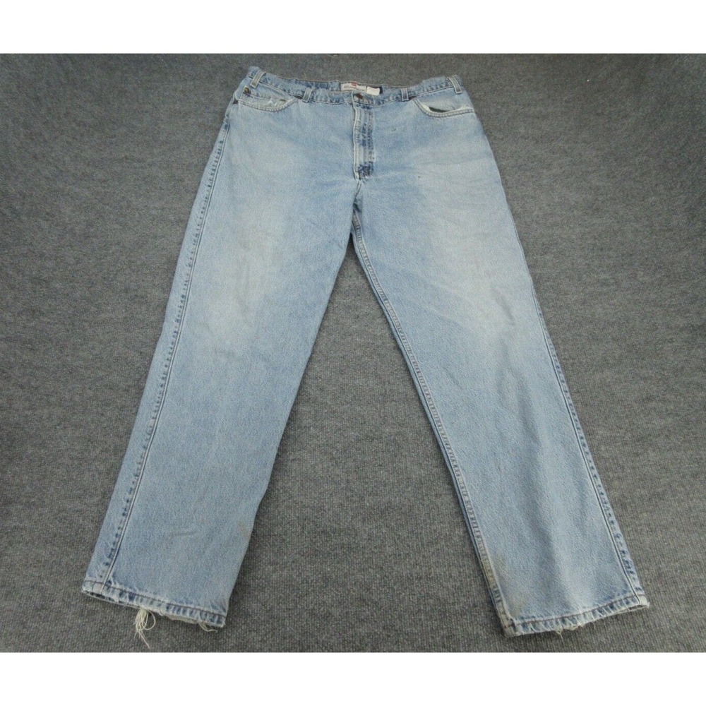 Levi Strauss Mens Jeans Relaxed Fit Light Wash Vintage 540 Denim W40 L32